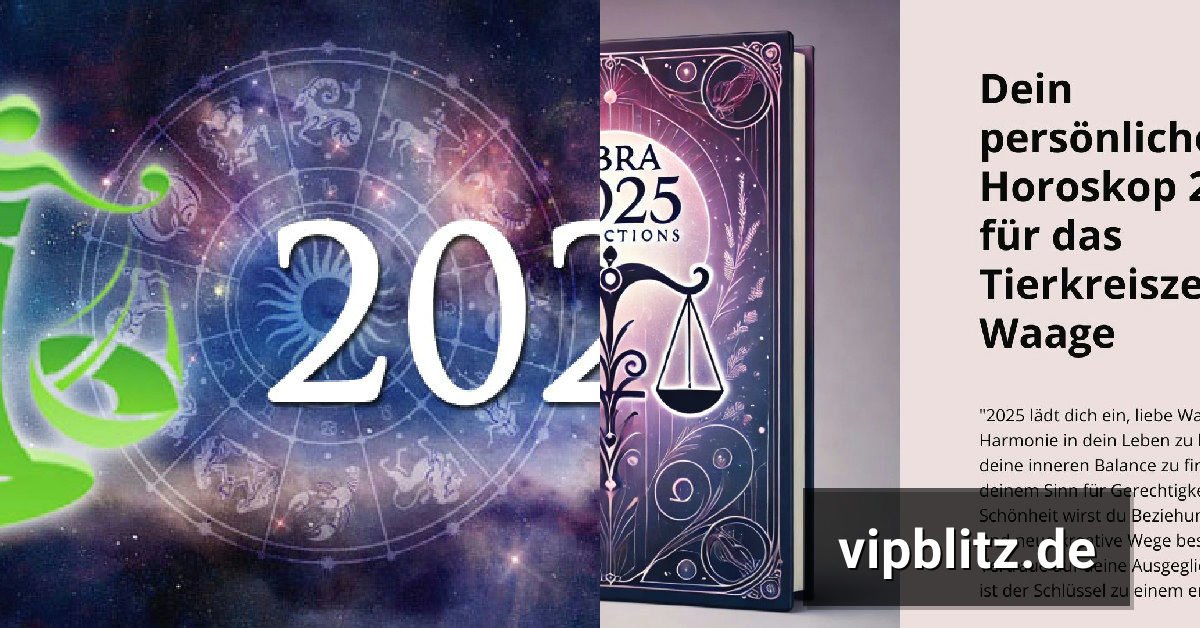 Waage Horoskop 2025: Liebe, Karriere und Finanzen im Überblick